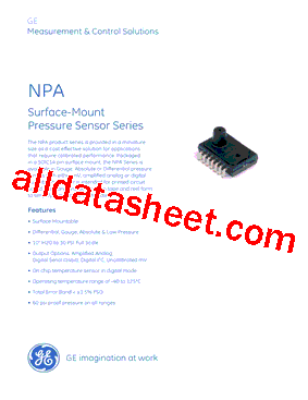 NPA-700B-001D-CUTTAPE型号图片