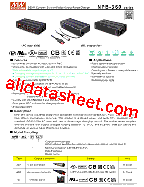 NPB-360-12AD1型号图片