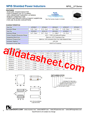 NPIS83LP型号图片