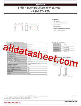 NR3015T4R7M型号图片