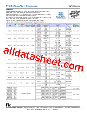 NRC04ZOTRF型号图片