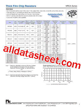 NRCA12F1501TR10QYF型号图片