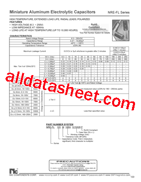 NRE-FL100M6.3V8X11.5F型号图片