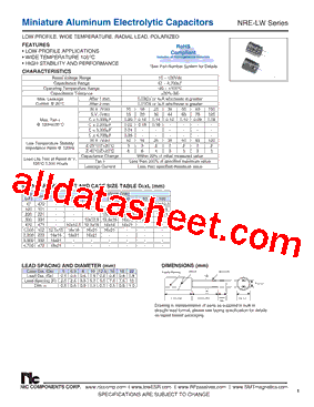 NRE-LW222M10V16x16F型号图片