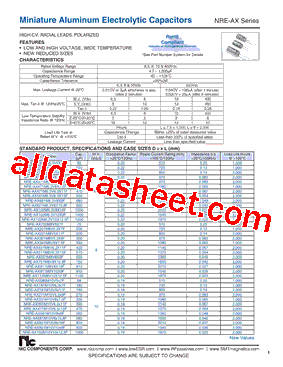 NREAX511M8V63X15F型号图片