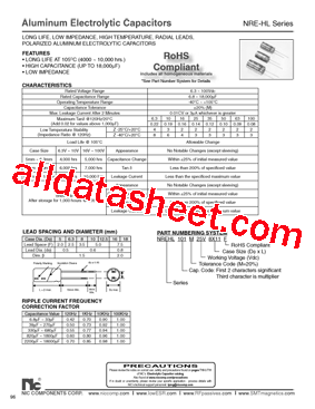 NREHL222M6.3V5X116.3X11F型号图片