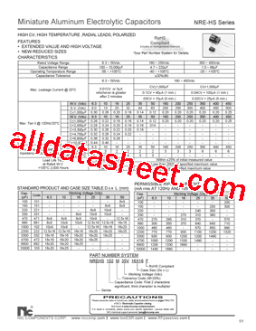 NREHS1000M6.3V12.5X16F型号图片