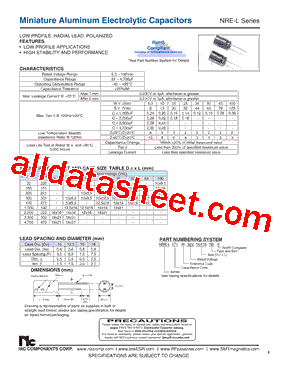 NREL471M63V16x21F型号图片