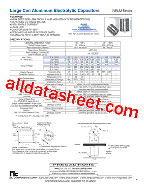 NRLM331M350V30X40F型号图片