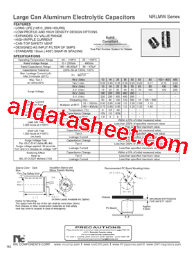 NRLMW153M400V30X30XF型号图片