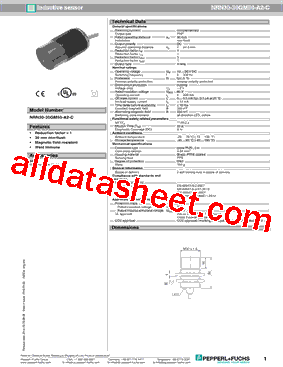 NRN30-30GM50-A2-C型号图片