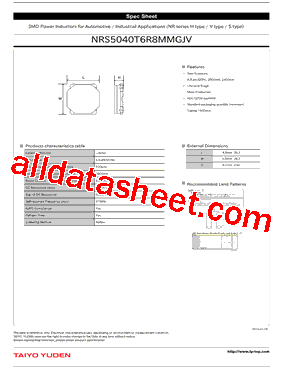 NRS5040T6R8MMGJV型号图片