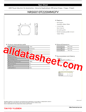 NRS6010T220MMGFV型号图片