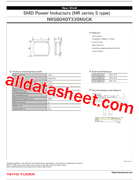 NRS8040T330MJGK型号图片