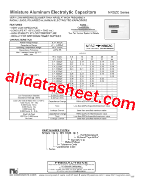 NRSZC123M6.3V5X11TBF型号图片