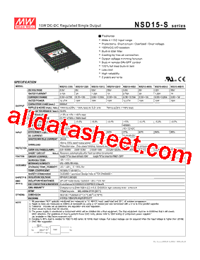 NSD15-12S12型号图片