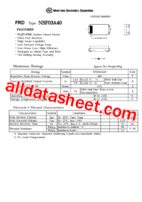 NSF03A40-TE16L型号图片