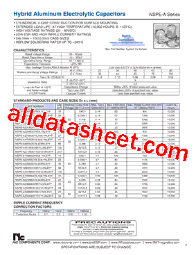 NSPE-A151M35V8X105NLBYF型号图片