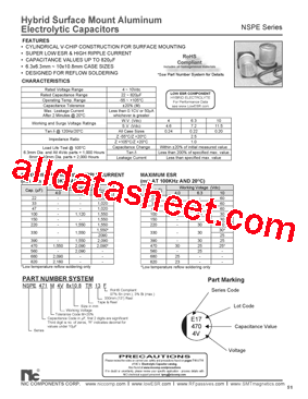 NSPE470M4V10X10.8TR13F型号图片