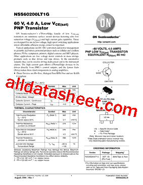 NSS60200LT1G型号图片