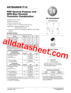 NSTB60BDW1T1G型号图片