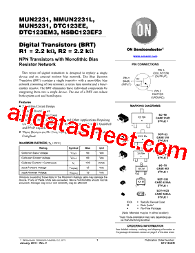 NSVDTC123EM3T5G型号图片