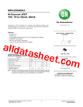 NSVJ2394SA3T1G型号图片