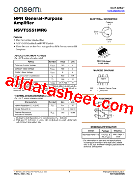 NSVT5551MR6型号图片