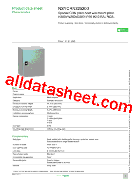 NSYCRN325200型号图片