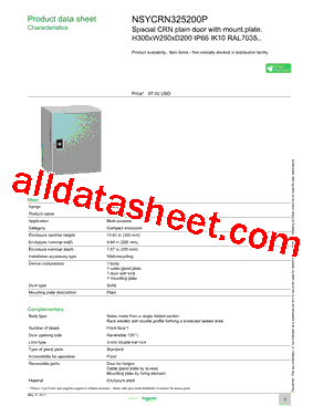 NSYCRN325200P型号图片