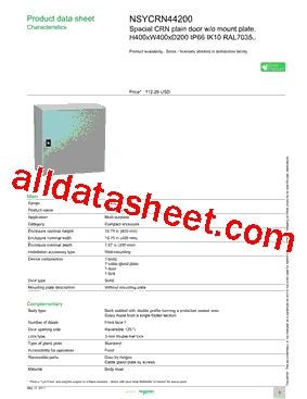 NSYCRN44200型号图片