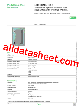 NSYCRN64150T型号图片