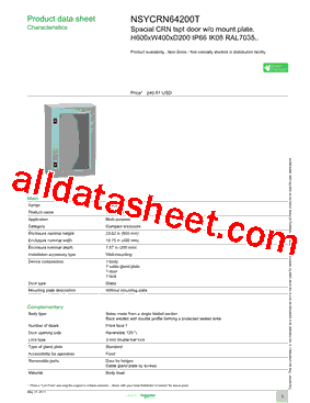 NSYCRN64200T型号图片