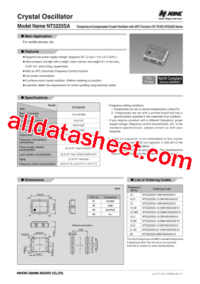 NT3225SA-21.25M-NSA3391A型号图片