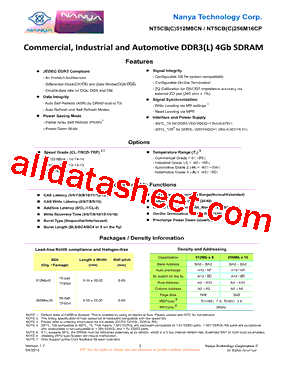 NT5CB256M16CN-DII型号图片