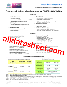 NT5CB256M16DP-DII型号图片