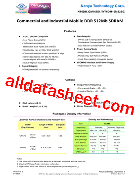 NT6DM32M16BD-T1NA型号图片