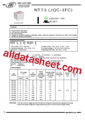 NT73BS5DC36VF型号图片