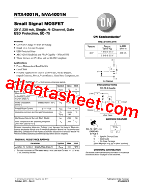 NTA4001NT1G型号图片