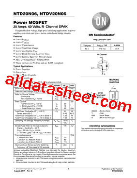 NTDV20N06T4G型号图片