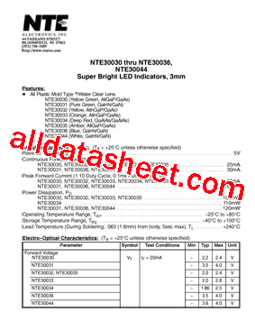 NTE30044型号图片
