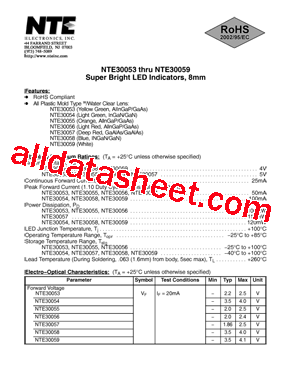 NTE30058型号图片