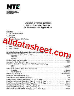 NTE5587型号图片