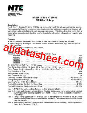 NTE5613型号图片