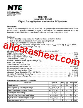 NTE7019型号图片