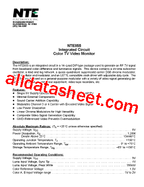 NTE855型号图片