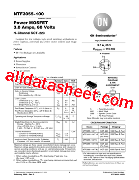 NTF3055-100T3G型号图片
