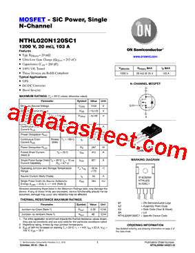 NTHL020N120SC1D型号图片