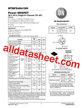 NTMFS4841NHT3G型号图片