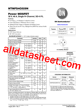 NTMFS4C029NT1G型号图片